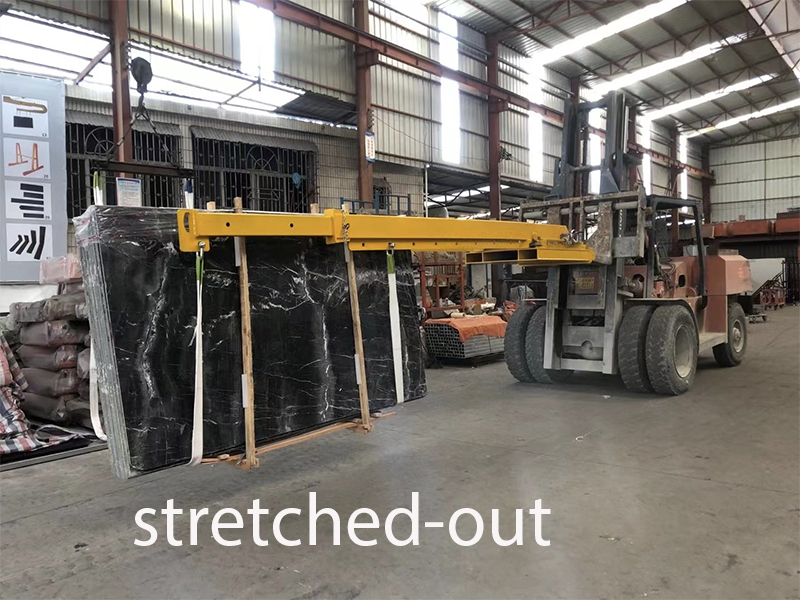 how to unload stone slabs from container 